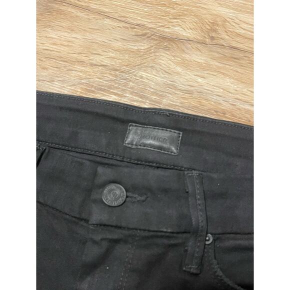 Mother Looker Ankle Fray Jeans Womens 28 Stretch Denim Black - Picture 5 of 9